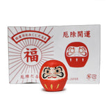 Papier-mache daruma doll red 1.5 in H (6-825-D)