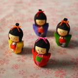 Papier-mache roly-poly doll 2 in H (RP2J-GR)