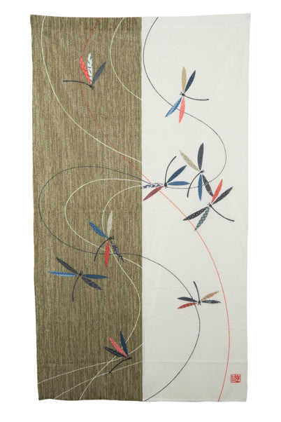 Noren curtain green (N-3513)