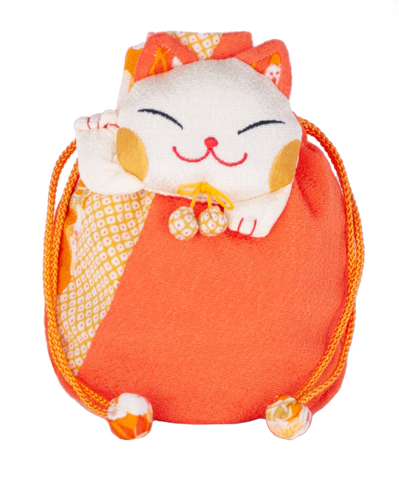 Rayon wallet orange 7.25 in x 6.25 in (JKC1)