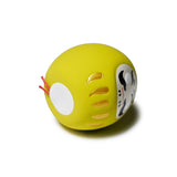 Ceramic daruma doll yellow 1.5 in H (6-826-F)