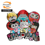 Rubber decorative magnet 3 in x 3 in (G58516)