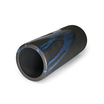 Ceramic vase 5 in D x 12.5 in H (B014-04)