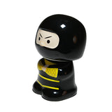 Ceramic bobblehead figurine black 3 in H (NSS1-NB)