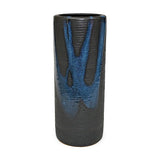 Ceramic vase 5 in D x 12.5 in H (B014-04)