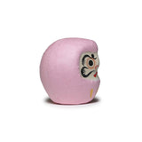 Papier-mache daruma doll pink 1.5 in H (6-825-B)