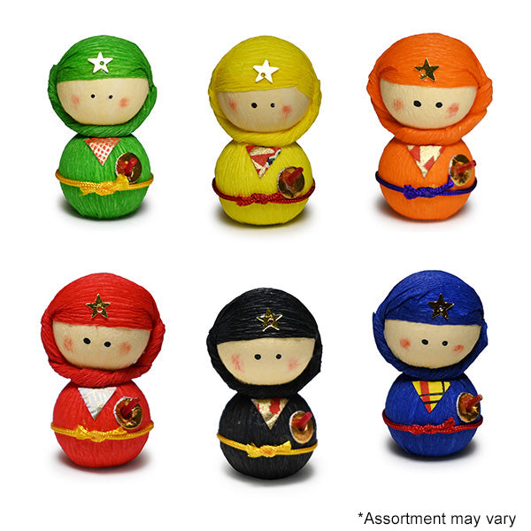 Papier-mache roly-poly doll 2 in H (RP2J-NJ)