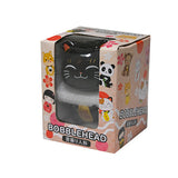 Ceramic bobblehead figurine black 3 in H (NSS-3)