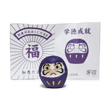 Papier-mache daruma doll purple 1.5 in H (6-825-A)