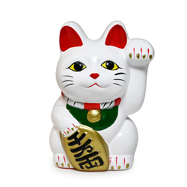 Ceramic coin bank white 7.25 in H (LC70)