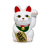 Ceramic coin bank white 7.25 in H (LC70)
