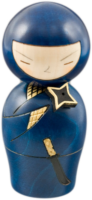 Kokeshi doll blue (GKU9-29)