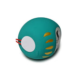 Ceramic daruma doll blue 1.5 in H (6-826-E)