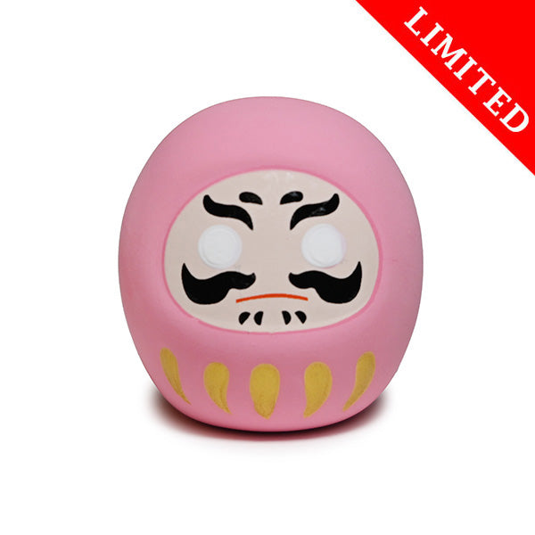 Ceramic daruma doll pink 1.5 in H (6-826-B)