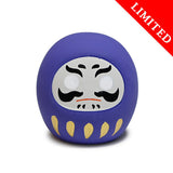 Ceramic daruma doll purple 1.5 in H (6-826-A)