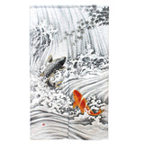 Noren curtain gray 33.5 in x 59 in (PCOS-59)