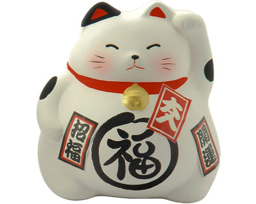 Coin bank white 3.5 in H (KT6-C)