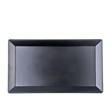 Black Rectangular Melamine Plate with Wide Rim (IT-HW2029B)