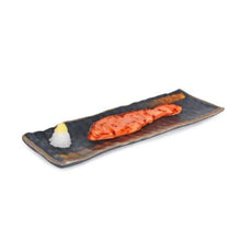 ¾″ High Dark Melamine Rectangular Serving Plate