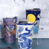 Ceramic / Plastic Tumbler 12 oz (SM12-3355)