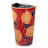Ceramic / Plastic Tumbler 12 oz (SM12-7176)