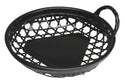 7½″ Black Plastic Tempura Basket with Loop Handle