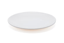 9 in White Melamine Round Plate