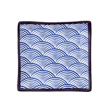Blue Wave Square Melamine Plate (IT-S5105)