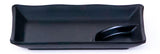 Black Rectangular Melamine Plate with Sauce Well (IT-Y301B)