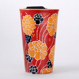 Ceramic / Plastic Tumbler 12 oz (SM12-7176)