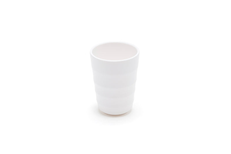 White Banded Tea Cup — 14 oz
