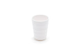14 oz White Banded Teacup