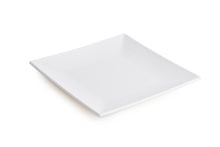 White Melamine Square Plate with Pointed Corners