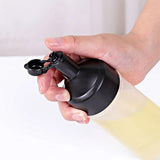 Plastic condiment bottle black 7 in H (23299001)