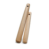 Wood pestle 9.25 in L (K000106)