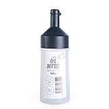 Plastic condiment bottle black 7 in H (23299001)