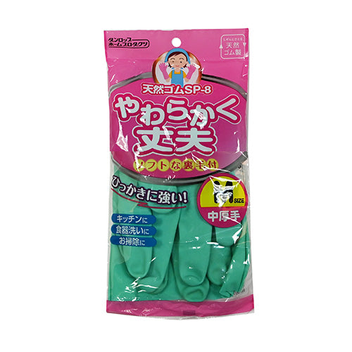 Rubber rubber gloves green medium (39-208)