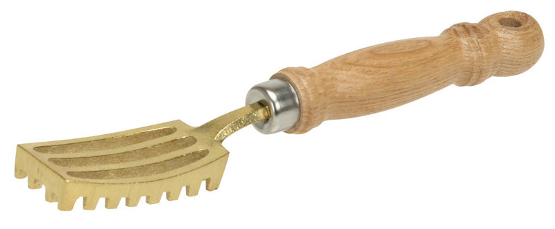 Brass fish scaler 8 in L (TS-252)