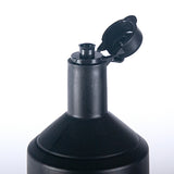 Plastic condiment bottle black 7 in H (23299001)