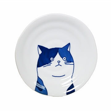 6.5" Ceramic Plate — Cat Design