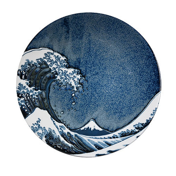 10.75" Ceramic Plate, Blue