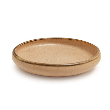 6.5" Ceramic Deep Plate, Pink
