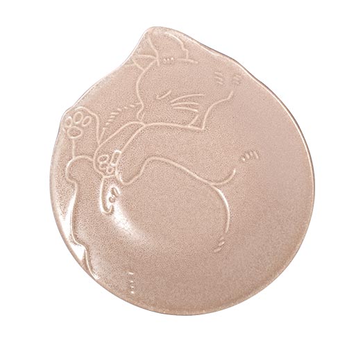 5.75" Ceramic Plate — Cat Design