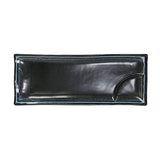 12.25" x 4.75" Ceramic Plate, Black