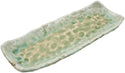 12½″ × 5″ Green Ceramic Rectangular Serving Platter