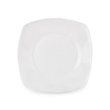 8½″ White Square Ceramic Plate