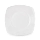 9¼″ White Square Ceramic Plate