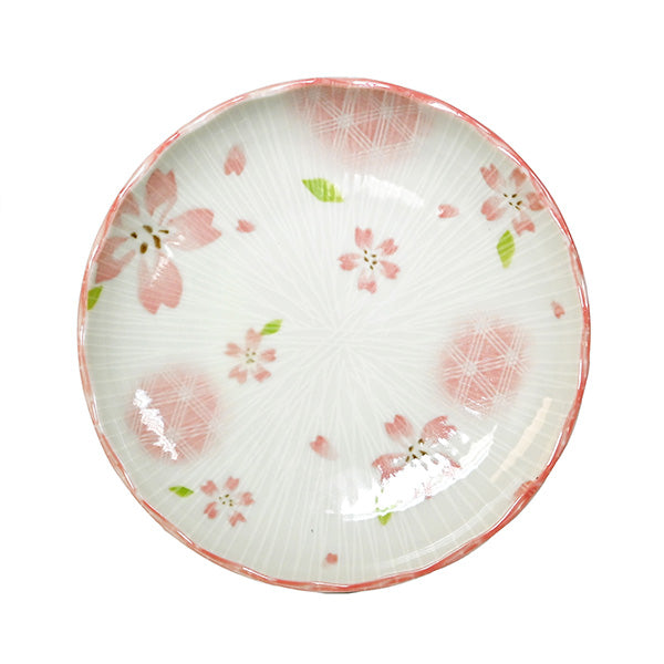 4¾ in Pink Blossom Ceramic Side Plate — FK245-HH
