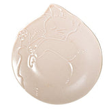 5.75" Ceramic Plate, Pink — Cat Design