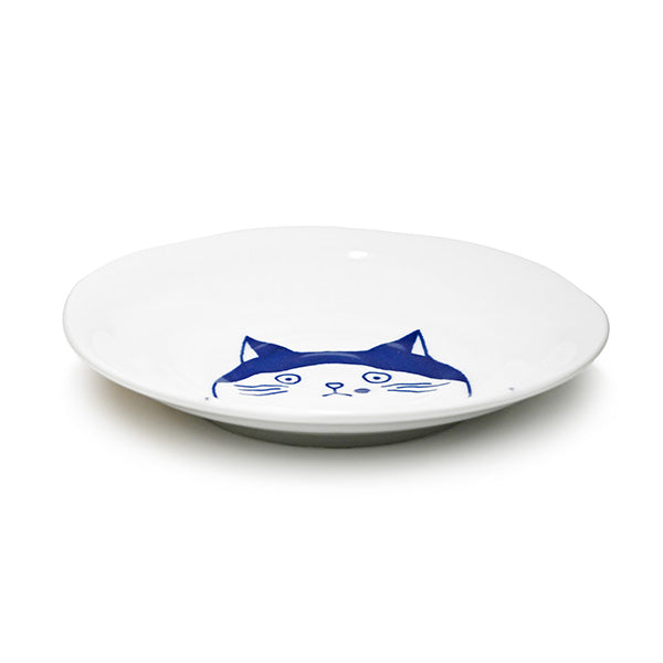 6.5" Ceramic Plate — Cat Design